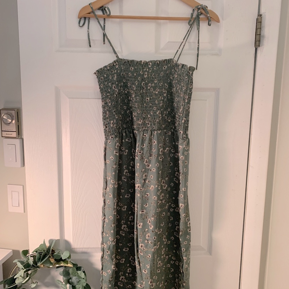 Francesca’s Floral Jumpsuit